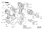 Bosch 3 601 JF1 300 Gsb 18 Ve-Ec Cordless Drill Driver 18 V / Eu Spare Parts